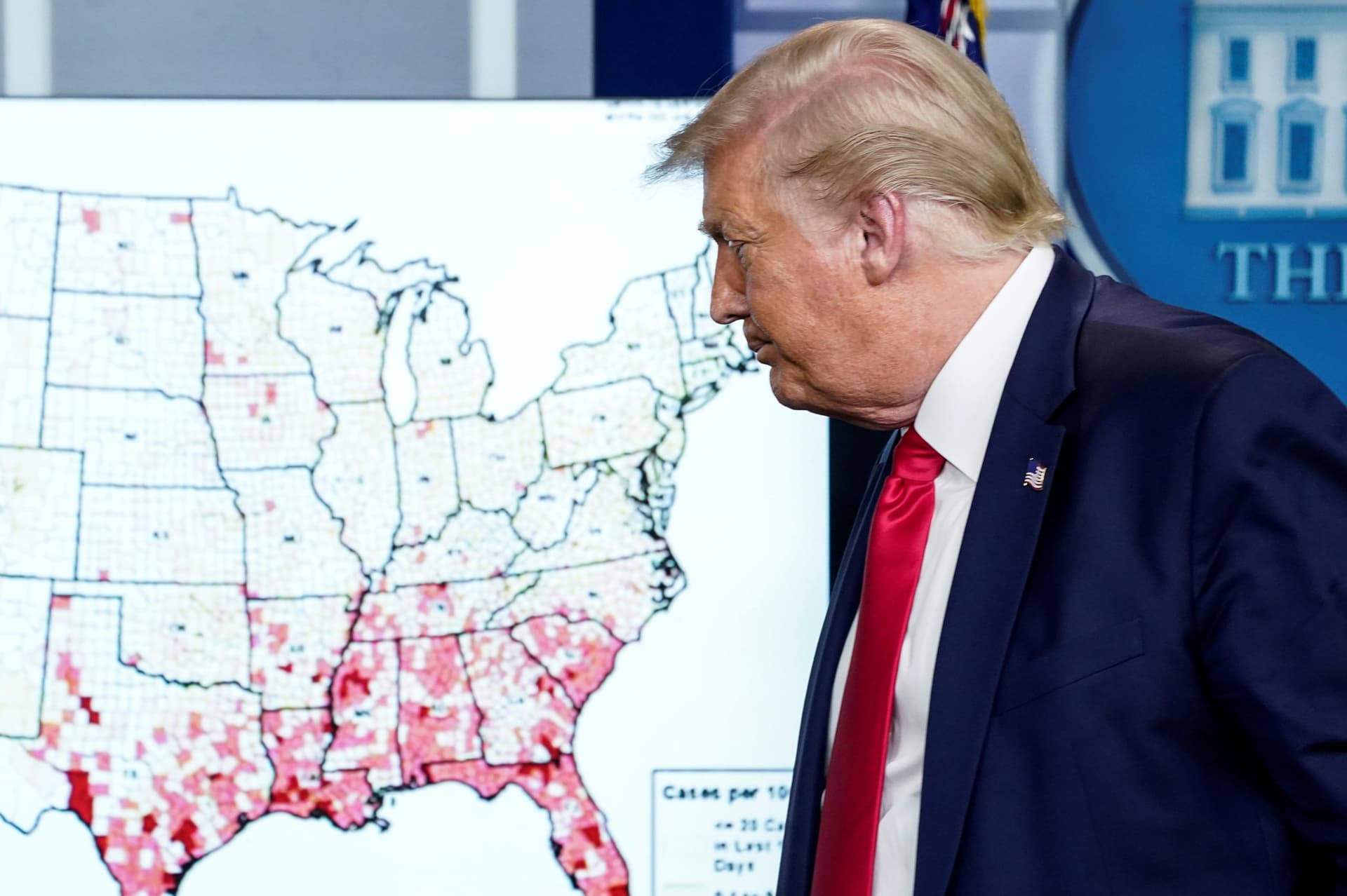 Trump Pushes for Schools to Reopen, Says Hot-Spot States May Need Short Delay