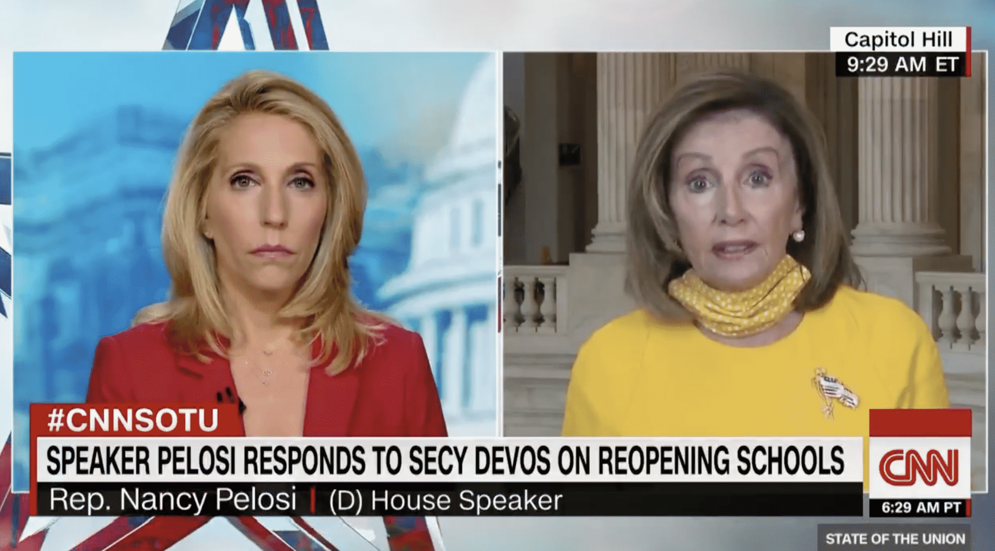 Pelosi: Trumpâs Push to Reopen Schools âMessing With the Health of Our Childrenâ