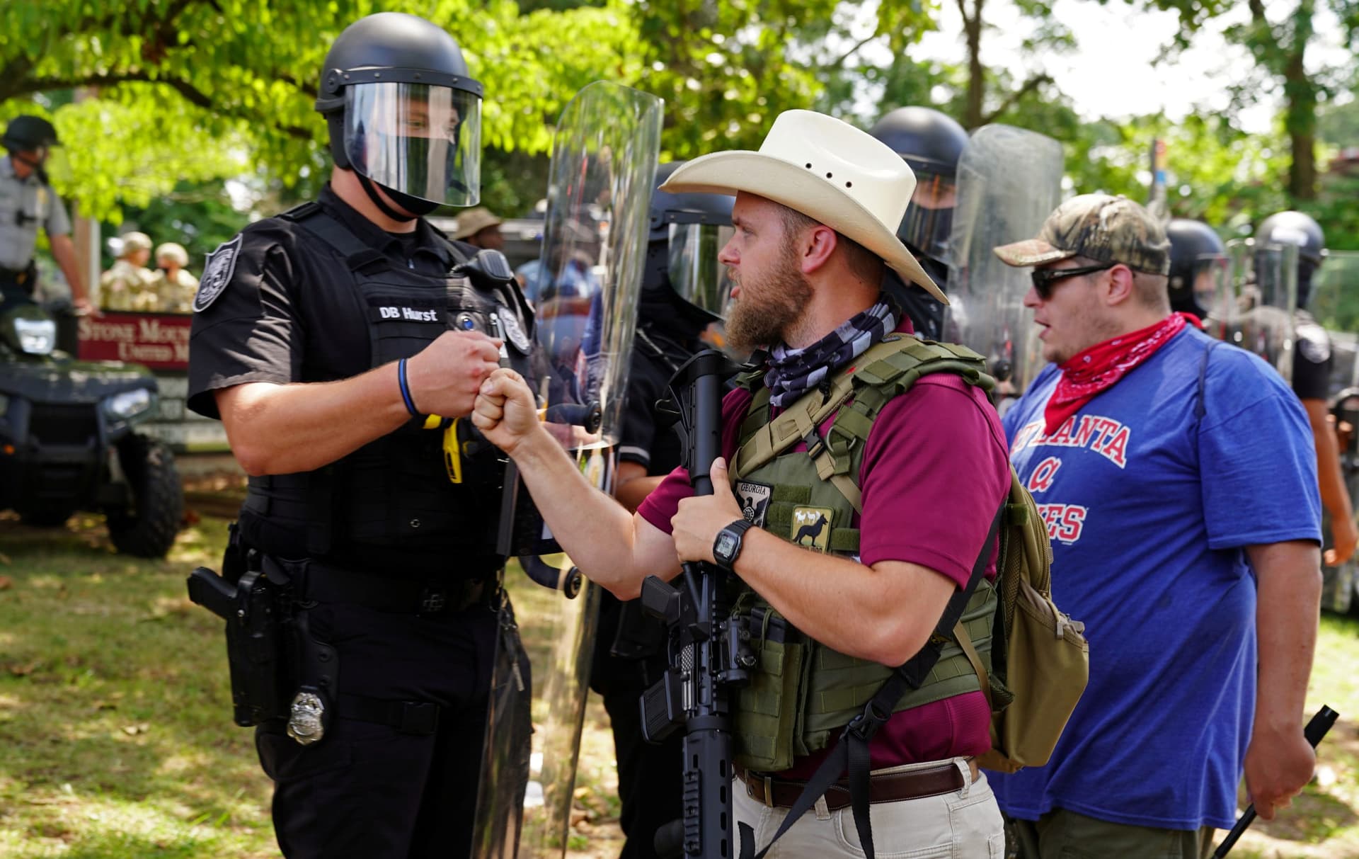Right-Wing Groups Clash With Counter Protesters in Several US States