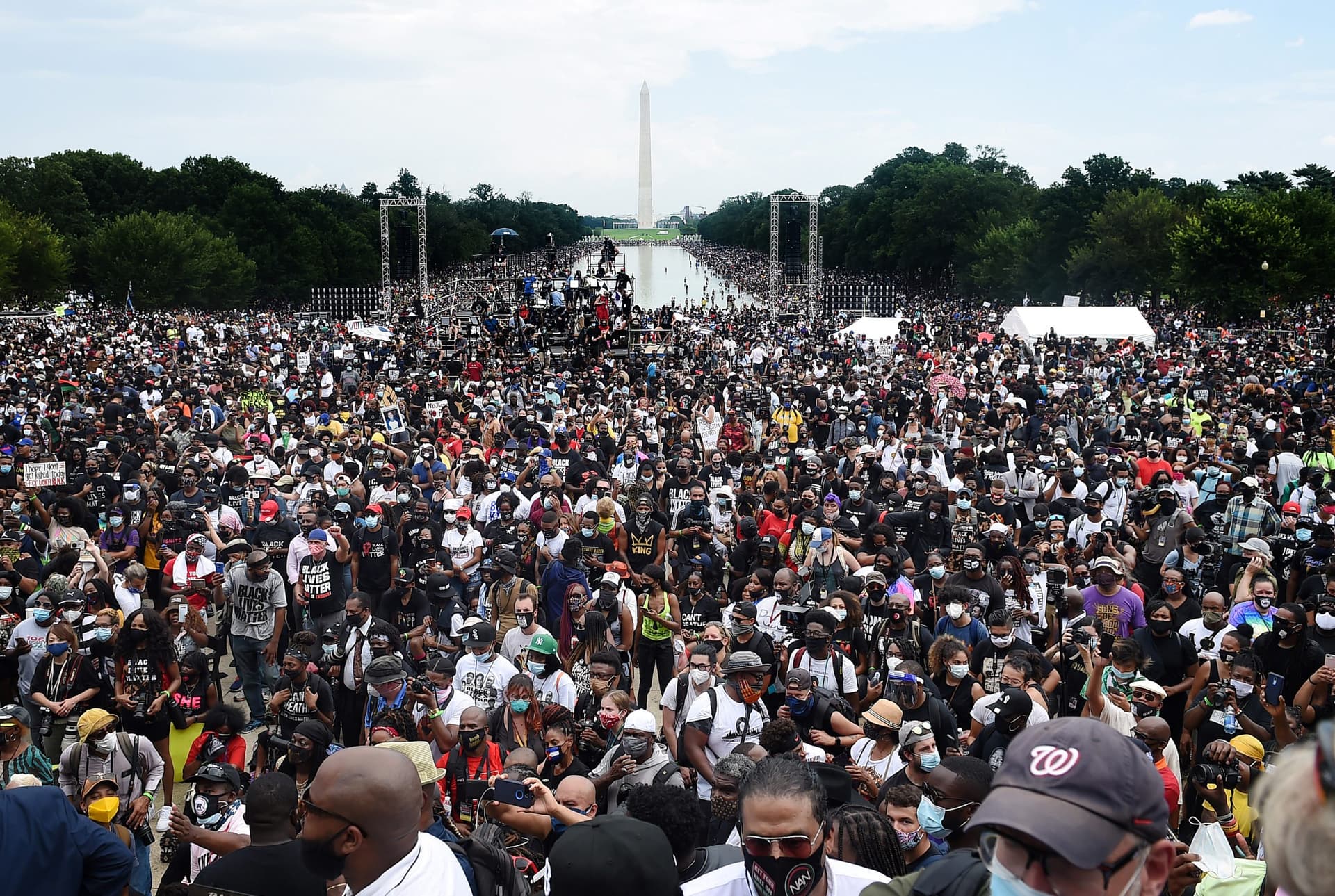 New March on Washington Embraces History on Fraught Anniversary of Kingâs Speech