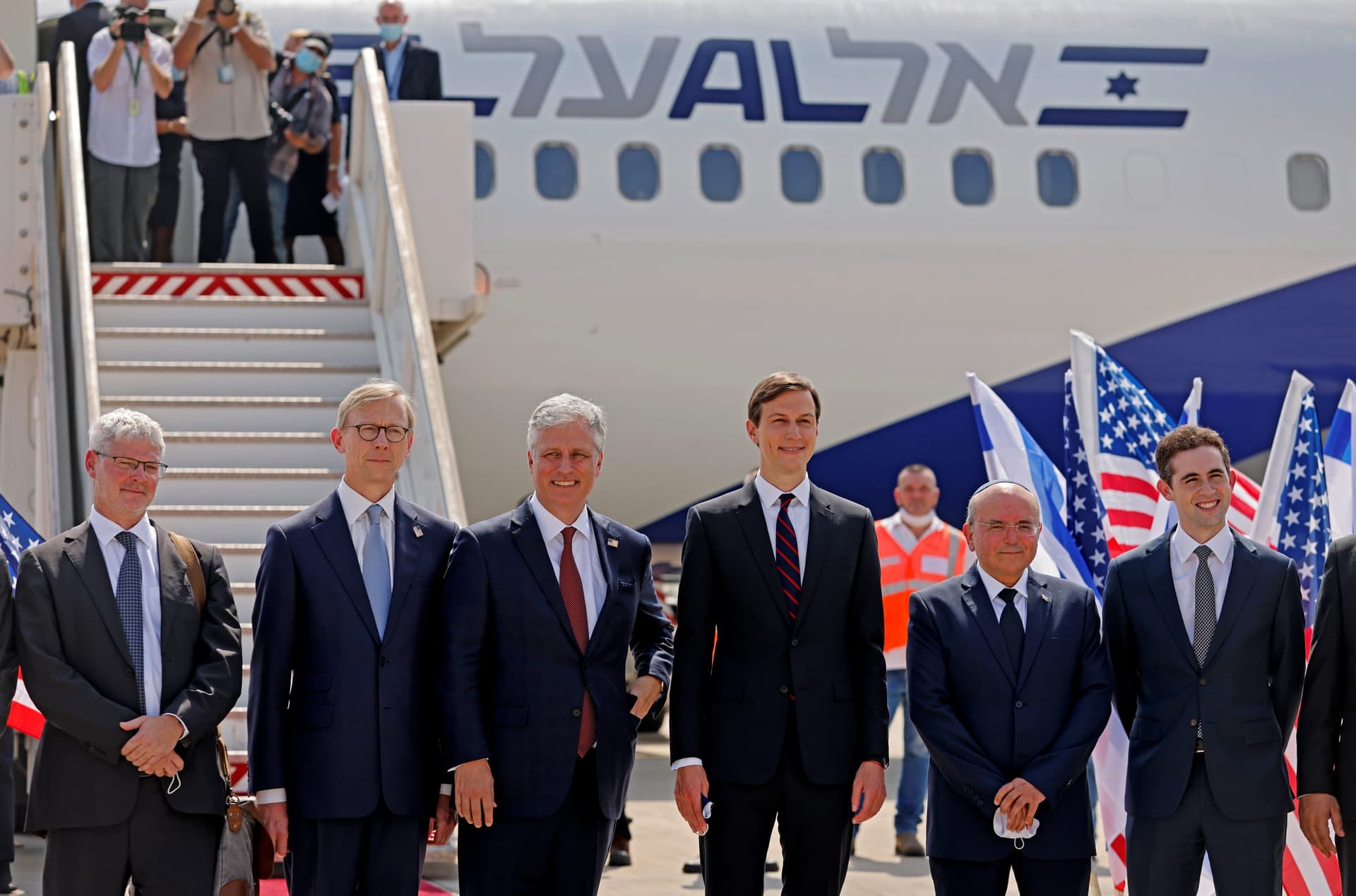 Israeli, US Officials Land in UAE, Kushner Urges Palestinians To Negotiate