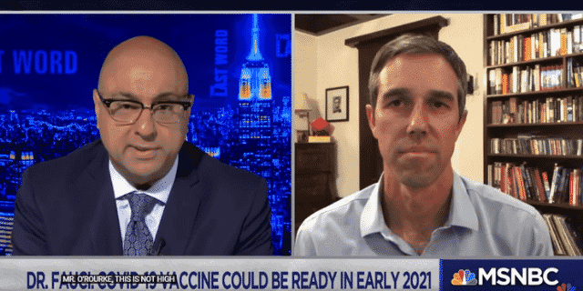 Beto O’Rourke Questions the Accuracy of Trump’s COVID-19 Vaccine Timeline