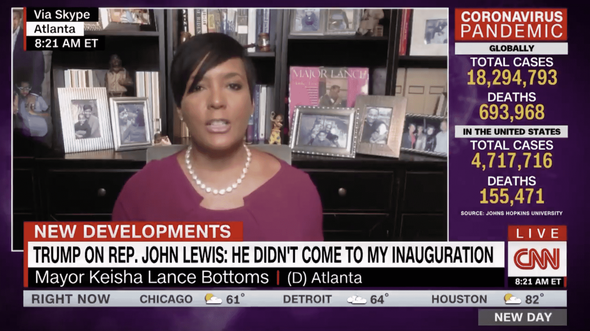Atlanta Mayor Hits Trump for Remarks on John Lewis: âThe Only Thing He Believes in Is Himselfâ