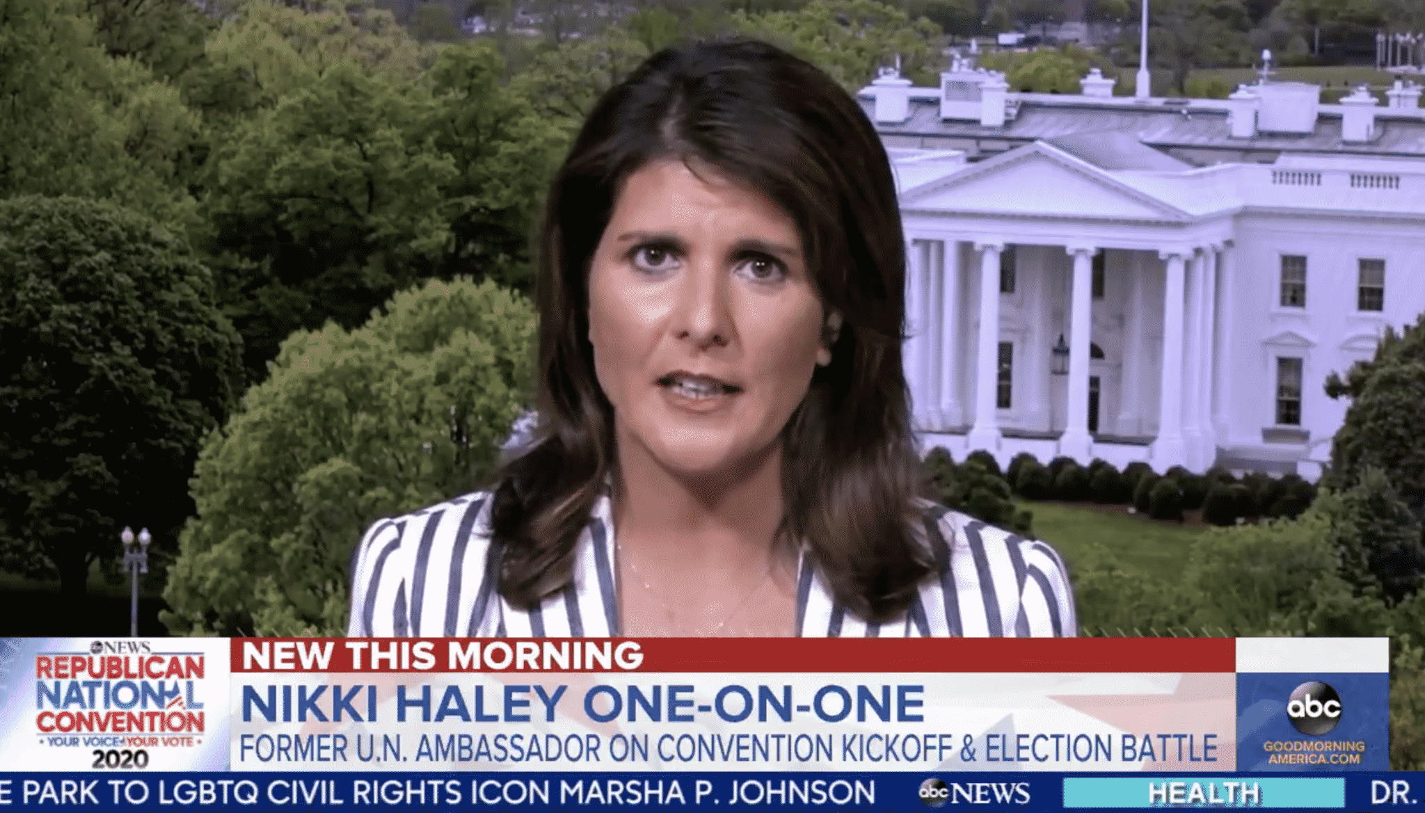 Former US Ambassador to the United Nations Nikki Haley Argues America Is ‘Not a Racist Country’