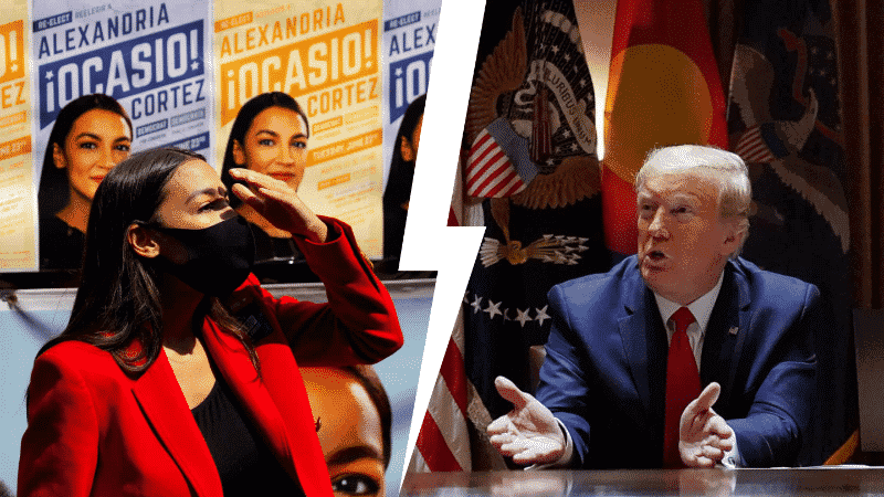 AOC Challenges POTUS to Release His College Transcript After Insulting Her Intelligence
