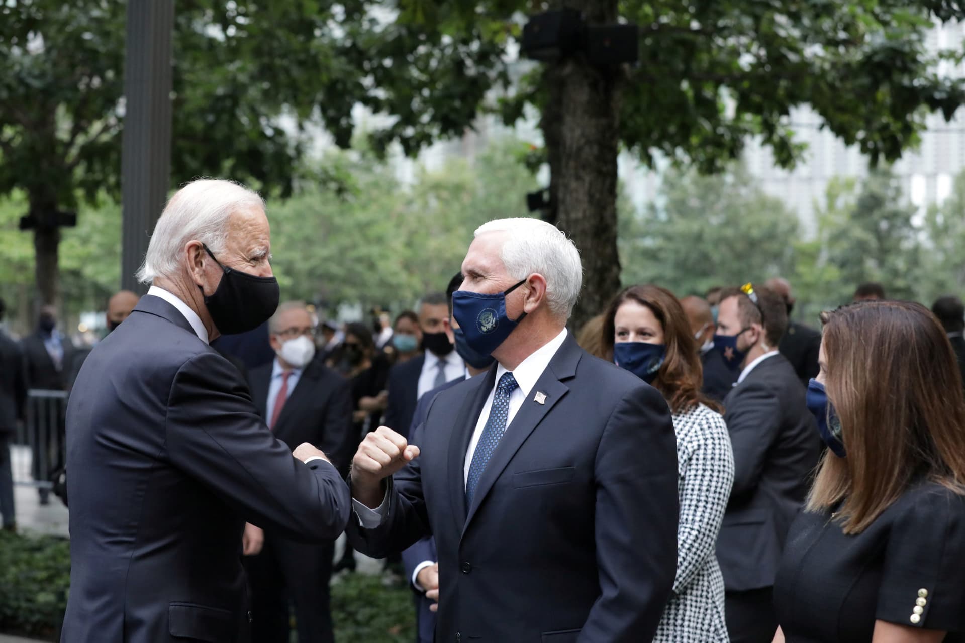 Biden and Pence Exchange Greetings During 9/11 Remembrance