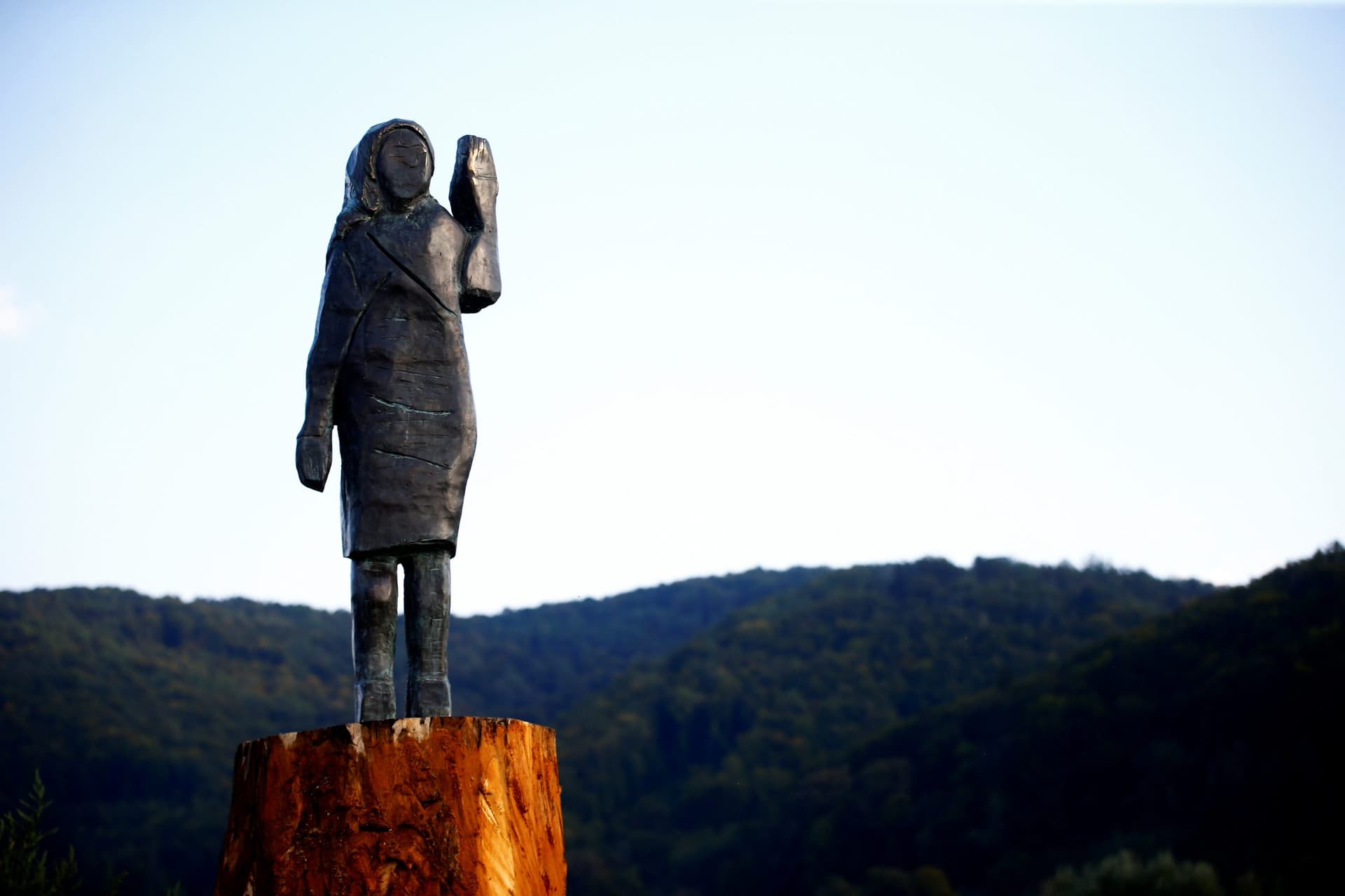 Bronze Statue of Melania Trump Unveiled in Slovenia