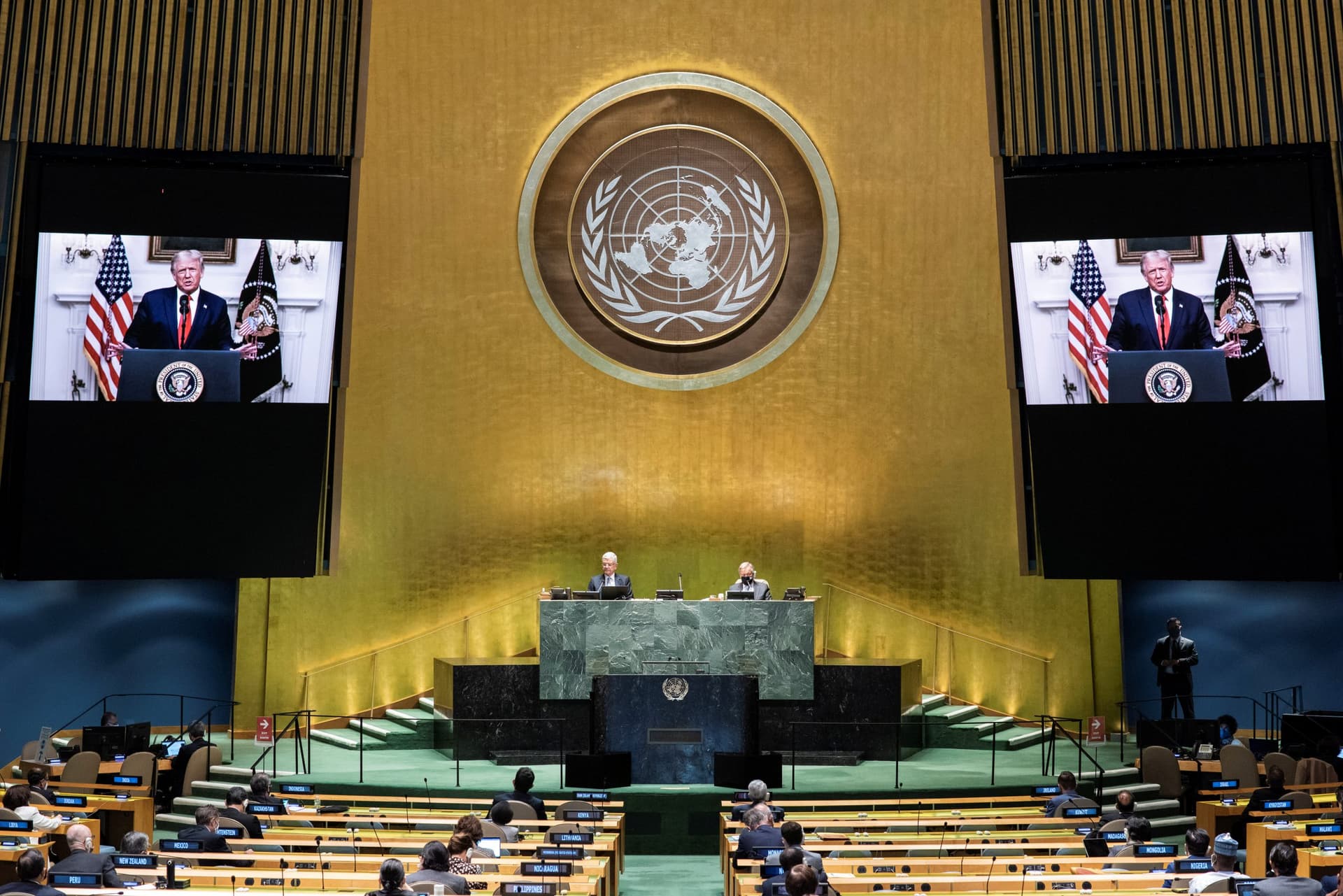 US-China Tensions Take Center Stage at U.N. as Trump Accuses Beijing of Unleashing ‘Plague’
