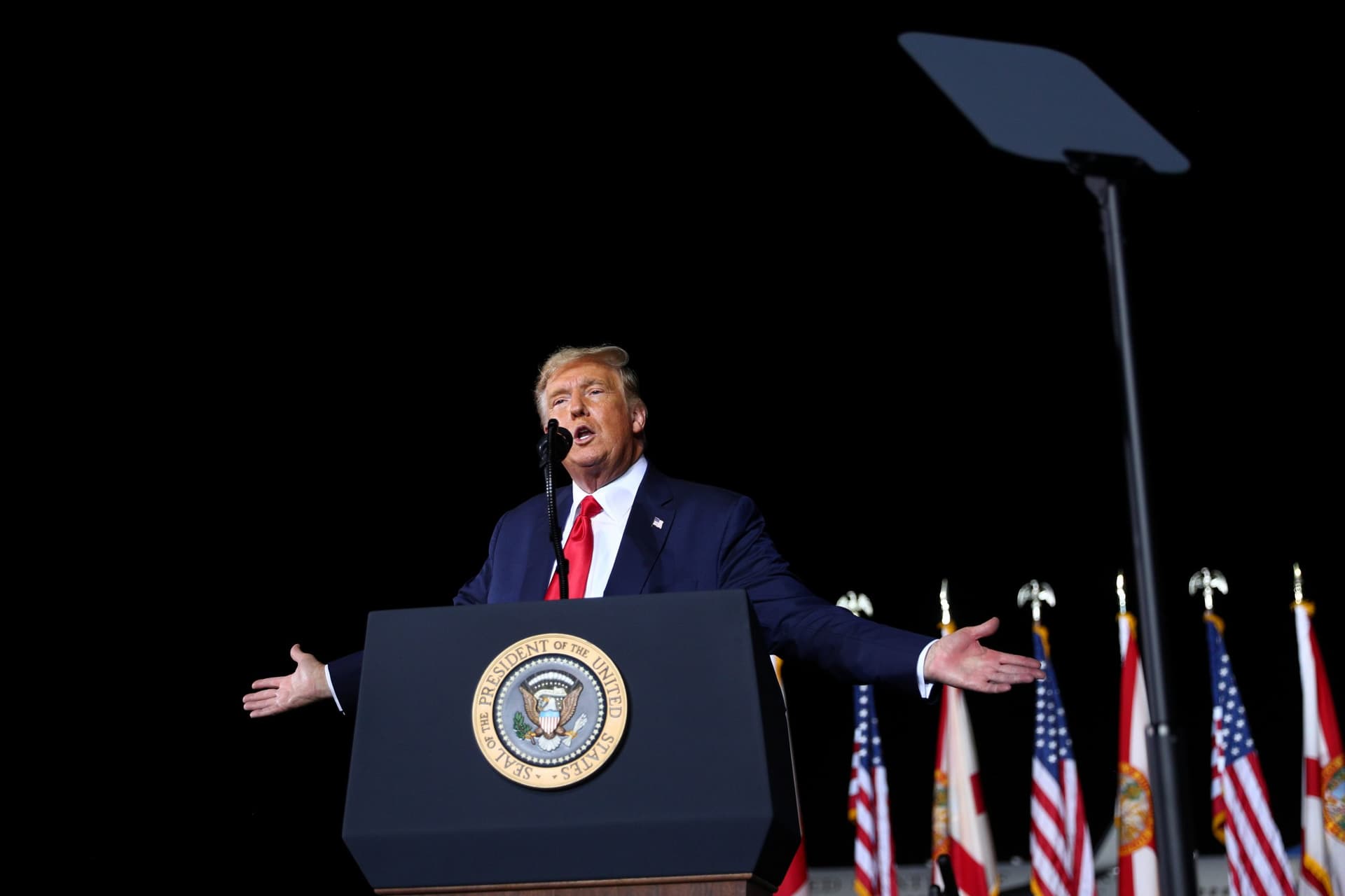 Trump Reacts To News Outlets Calling the Race for Biden