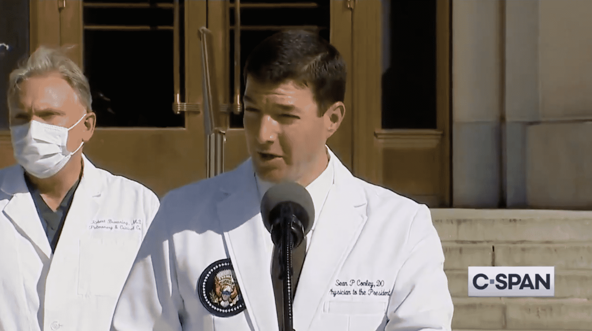 WH Physician: Trump Is Not ‘Entirely Out of the Woods,’ but It Is Safe To Leave Walter Reed