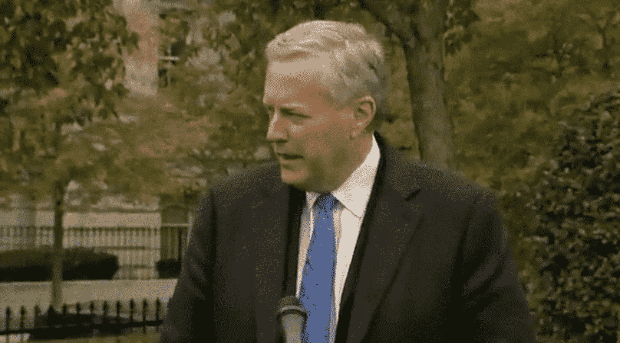 Meadows: The Only One Waving a White Flag Is Biden āAlong With His White Maskā