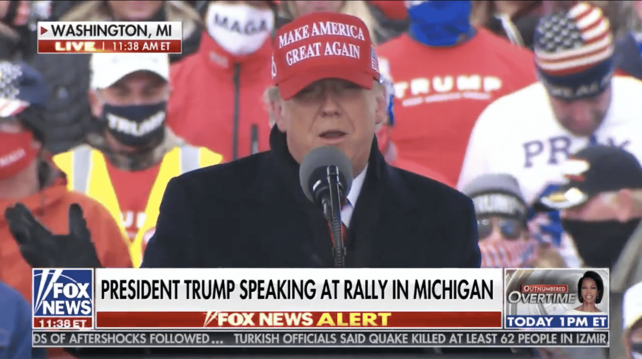 Trump Hails Caravan That Surrounded Biden Campaign Bus in Texas