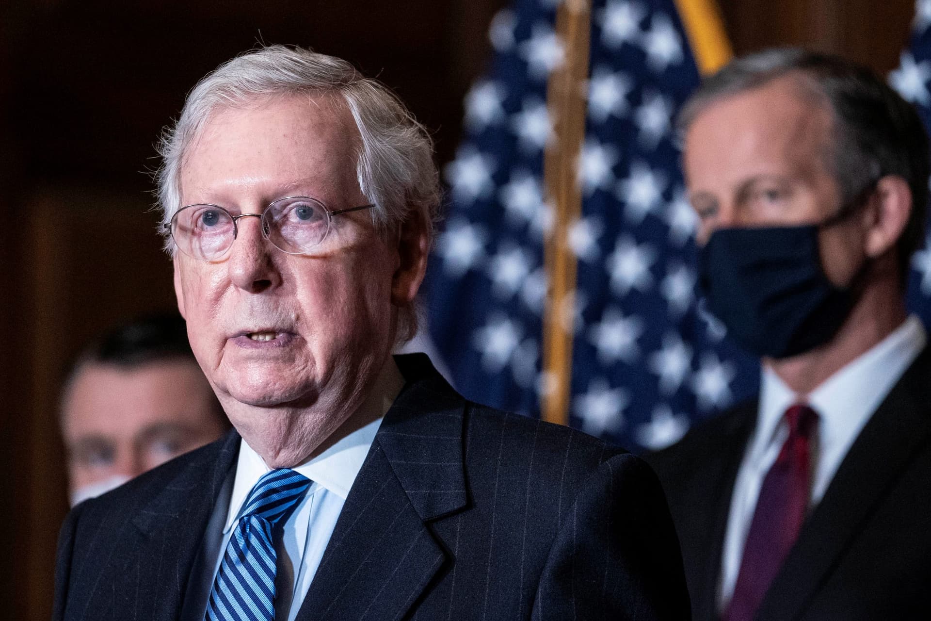 Senate’s McConnell Urges Dropping Liability, State Aid in COVID-19 Deal; Schumer Objects
