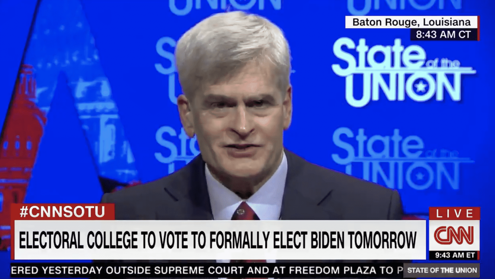 GOP Senator Urges Party To Unify Ahead of Electoral College Vote: The Party āCanāt Stand if We Are Dividedā