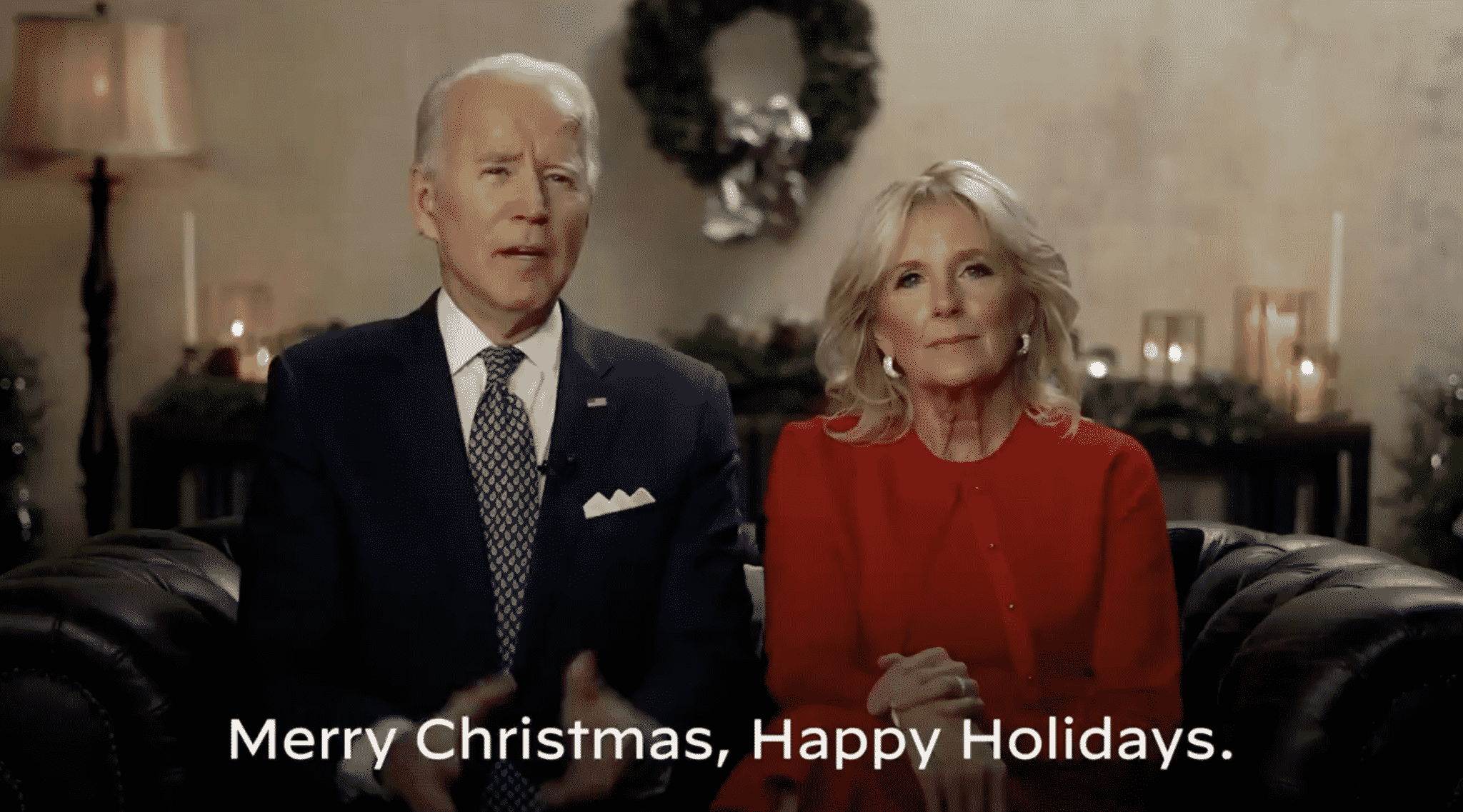 Joe and Jill Biden Send Christmas Message To Americans: âBrighter Days Are Coming Soonâ