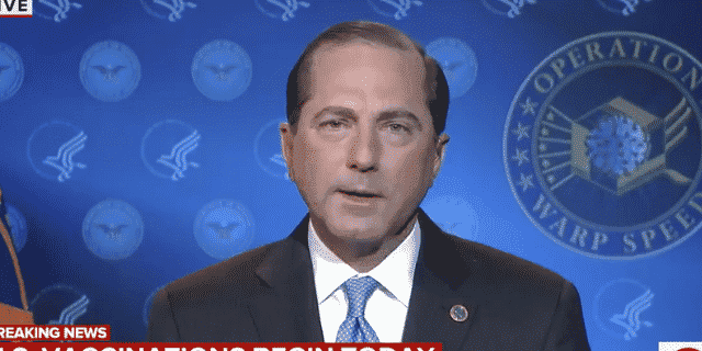 HHSâ Azar Urges Caution Over Next Several Weeks: âI Want You To Be There To Get These Vaccinesâ