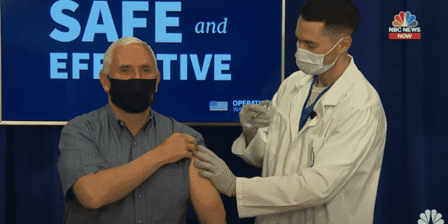 Pence Publicly Receives COVID-19 Vaccine: ‘Beginning of the End’ of the COVID-19 Pandemic