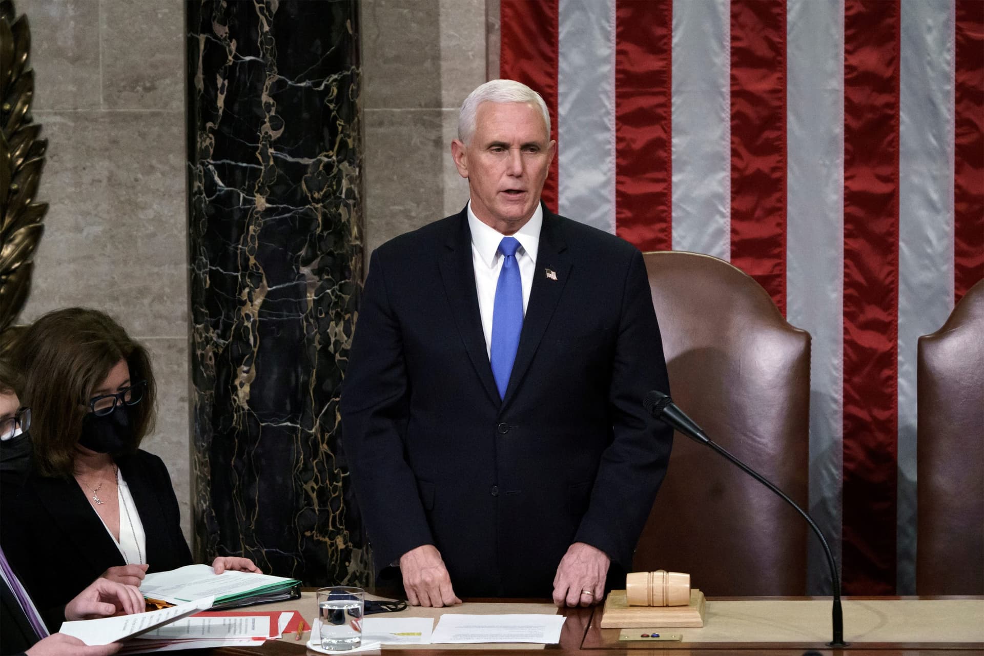 Former GOP Senator Praises Pence for Overseeing the Certification of Biden’s Win