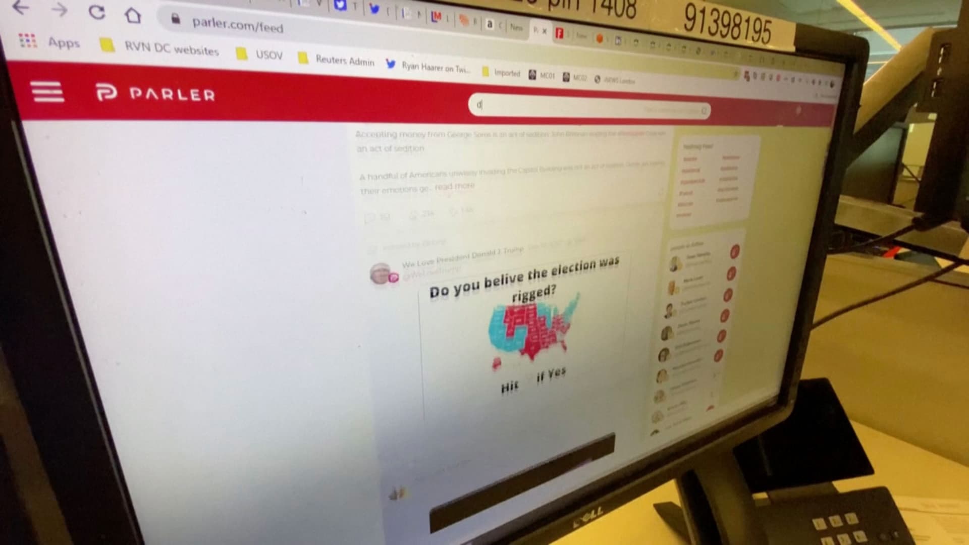 House Oversight Committee Chairwoman Asks FBI To Investigate Parler’s Involvement in Capitol Riot