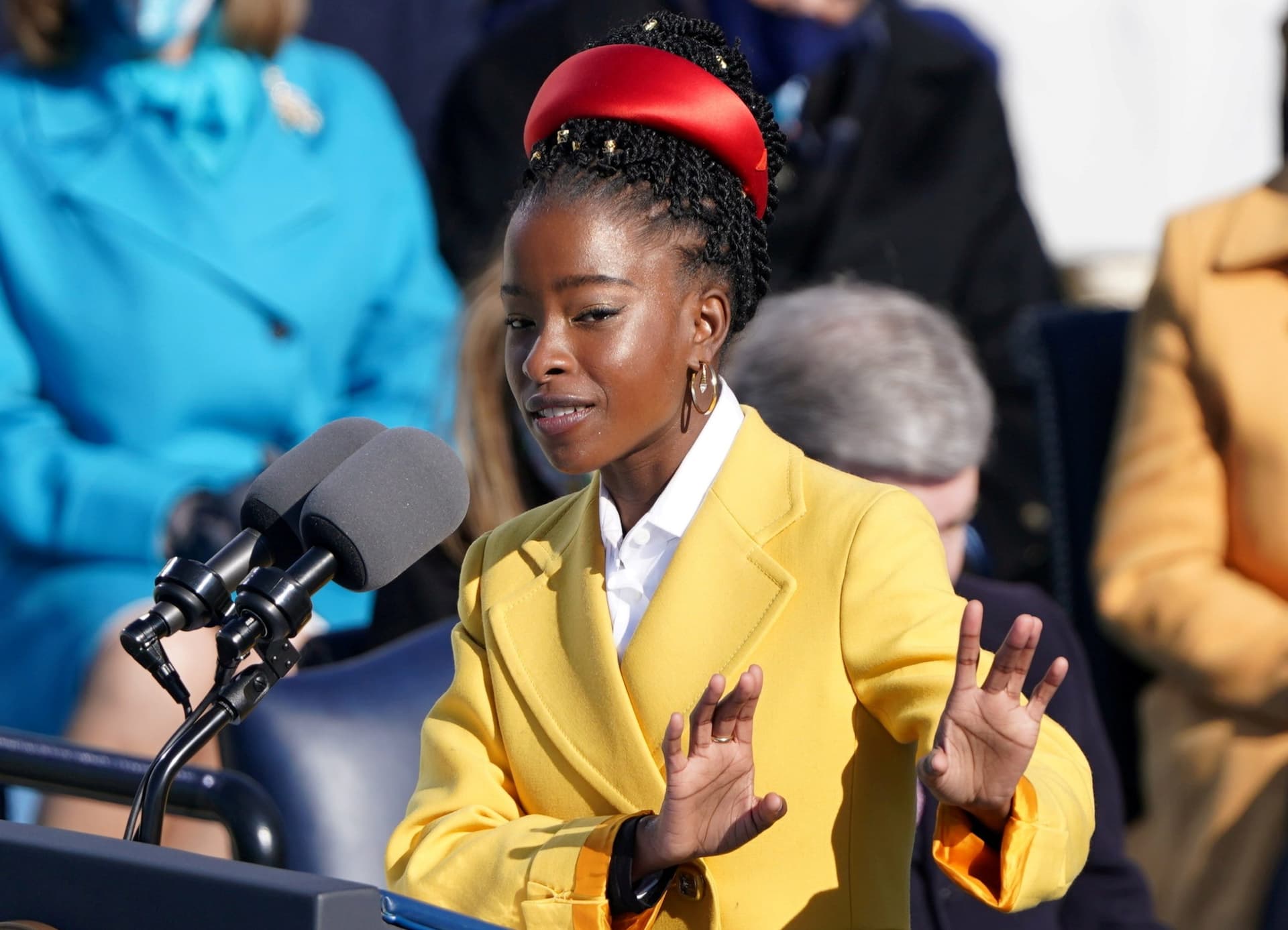 Poet Amanda Gorman, 22, Captures âBruised, but Wholeâ US at Biden, Harris Inauguration