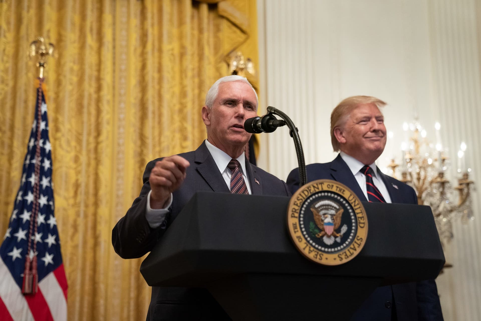 Mike Pence Spoke 'Very Favorably About His Relationship with President Trump' at Meeting: Report