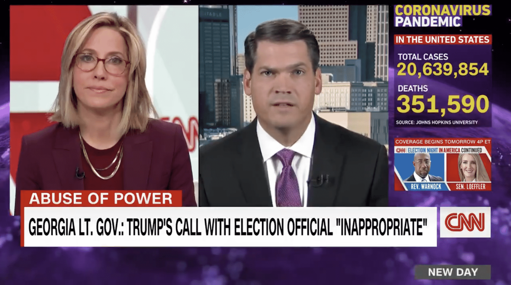 GA Lt. Governor Pressed on Whether Trump’s Phone Call Should Be Referred to the State’s AG