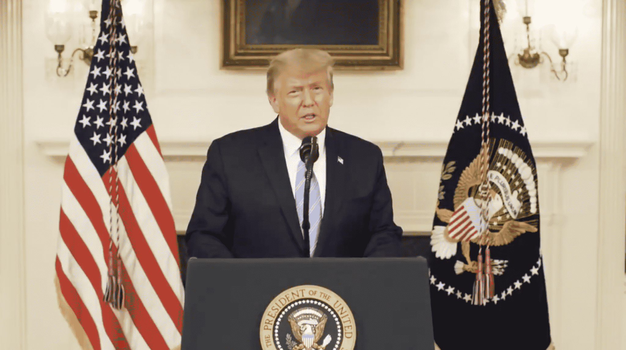 Trump Condemns Violence at US Capitol, Admits a âNew Administrationâ Will Take Office