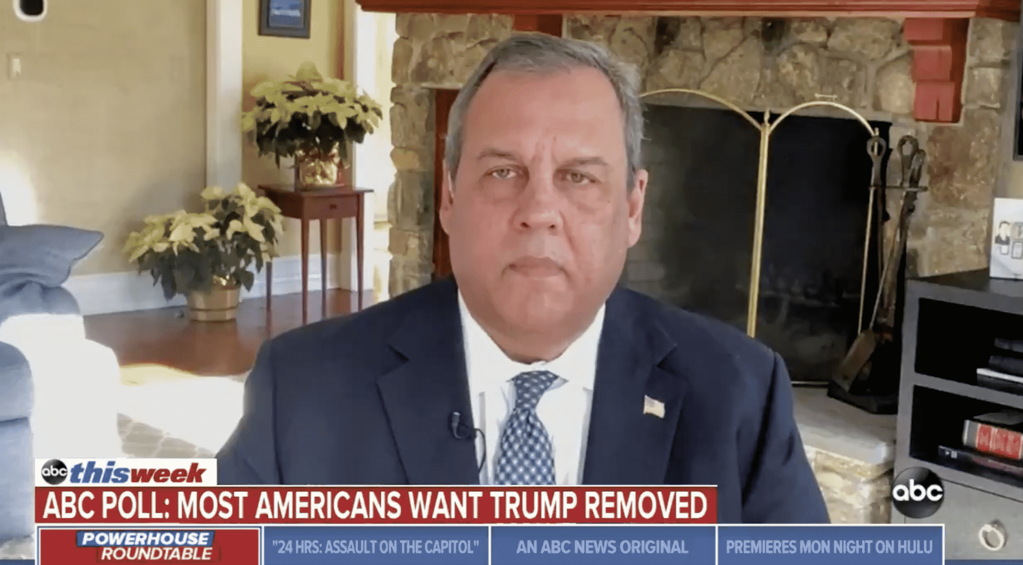 Chris Christie Argues Trumpās Incitement of Capitol Violence Is an āImpeachable Offenseā