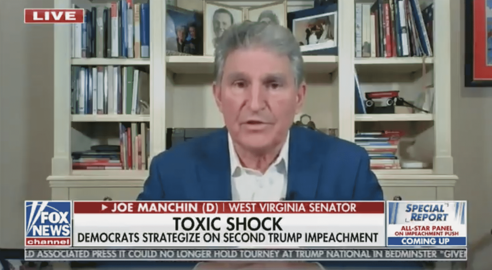 Manchin Calls House Democratsâ Push To Impeach Trump âIll-Advisedâ