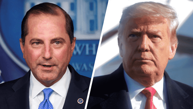 Azar in Resignation Letter To Trump: Capitol Riot Could ‘Tarnish’ the Admin’s ‘Historic Legacies’