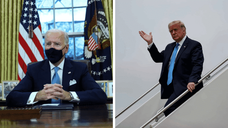 Biden Says Trump Left Him a ‘Very Generous Letter,’ but Does Not Reveal Any Details