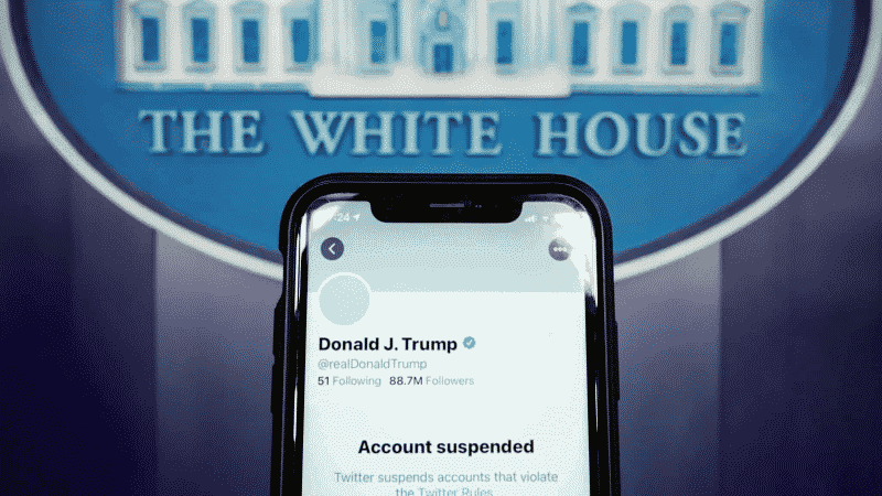 Trump Accuses Twitter of âBanning Free Speechâ After Ban of His Account