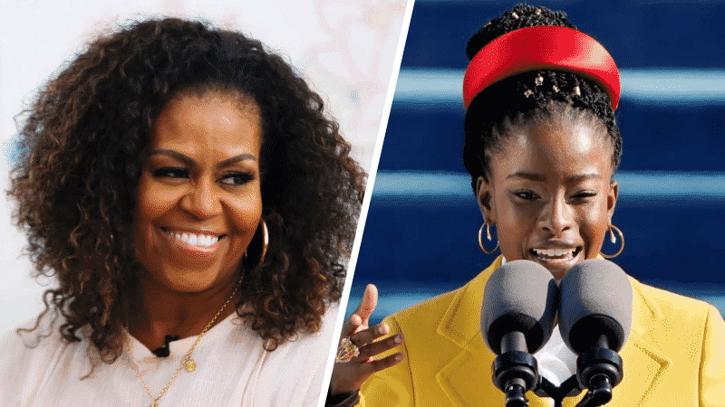 Amanda Gorman Shares Conversation She Overheard Between Michelle Obama and Barack at Inauguration