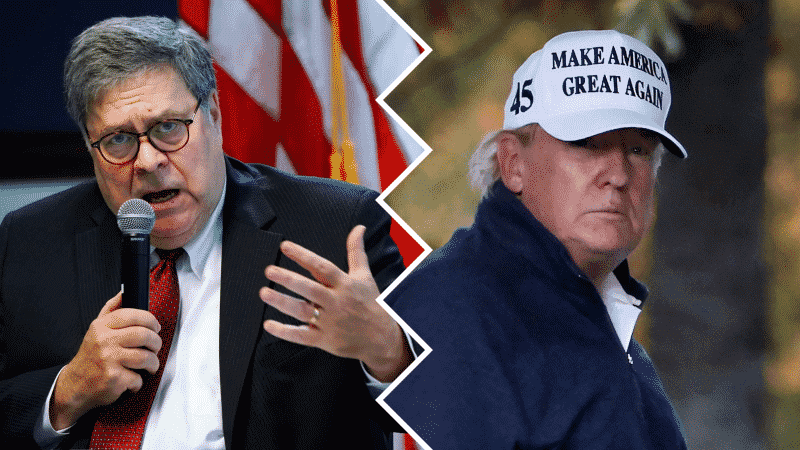Barr Privately Told Trump Theories of Widespread Voter Fraud Were âJust Bulls***â: Report