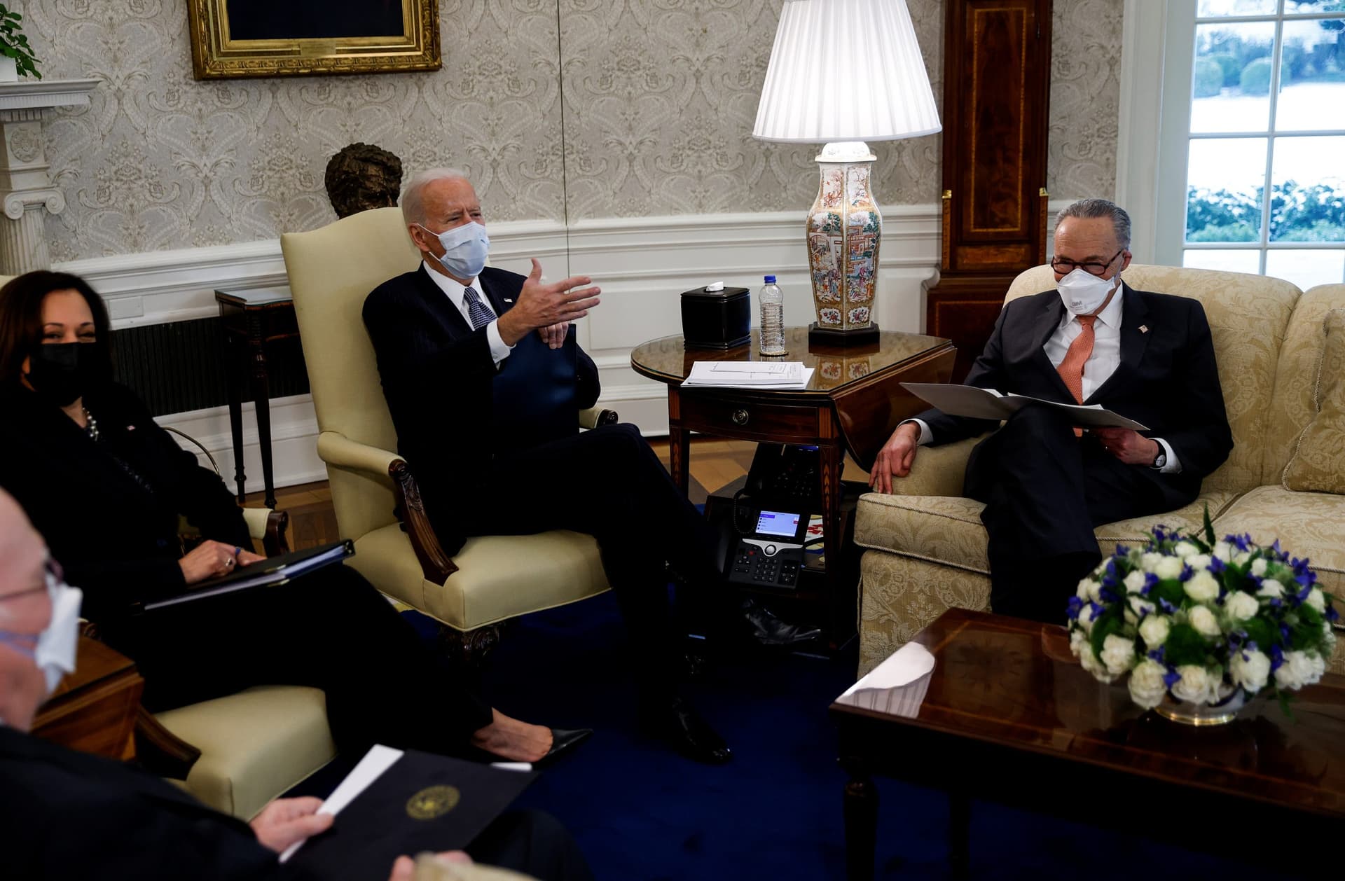Biden Tells Congressional Democrats Would Consider Limits on Who Gets COVID-19 Checks