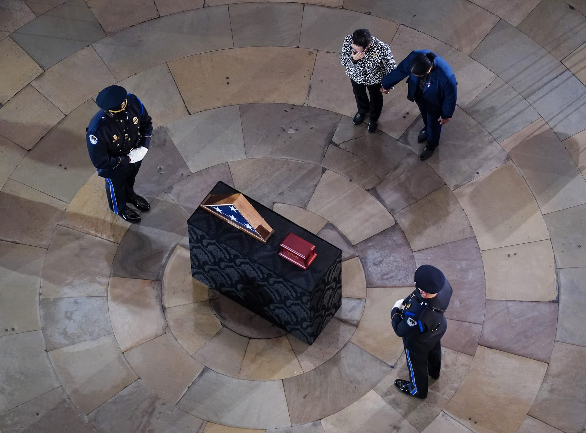 Officer Who Died After Storming of US Capitol Lies in Honor