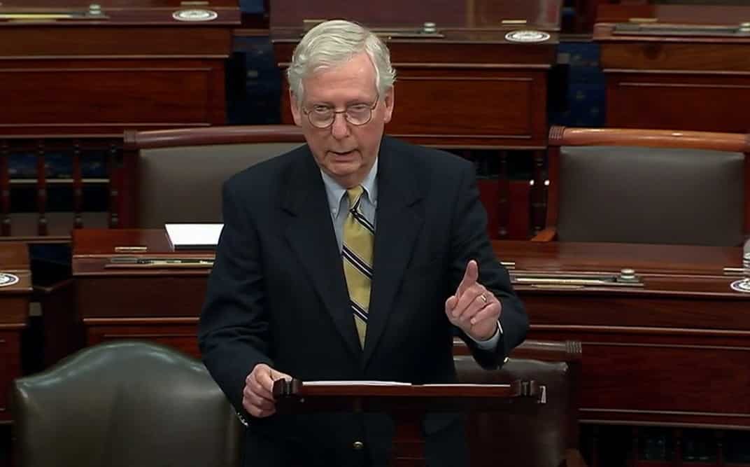 McConnell Says Trump ‘Morally Responsible’ for Capitol Riot, After Not-Guilty Vote