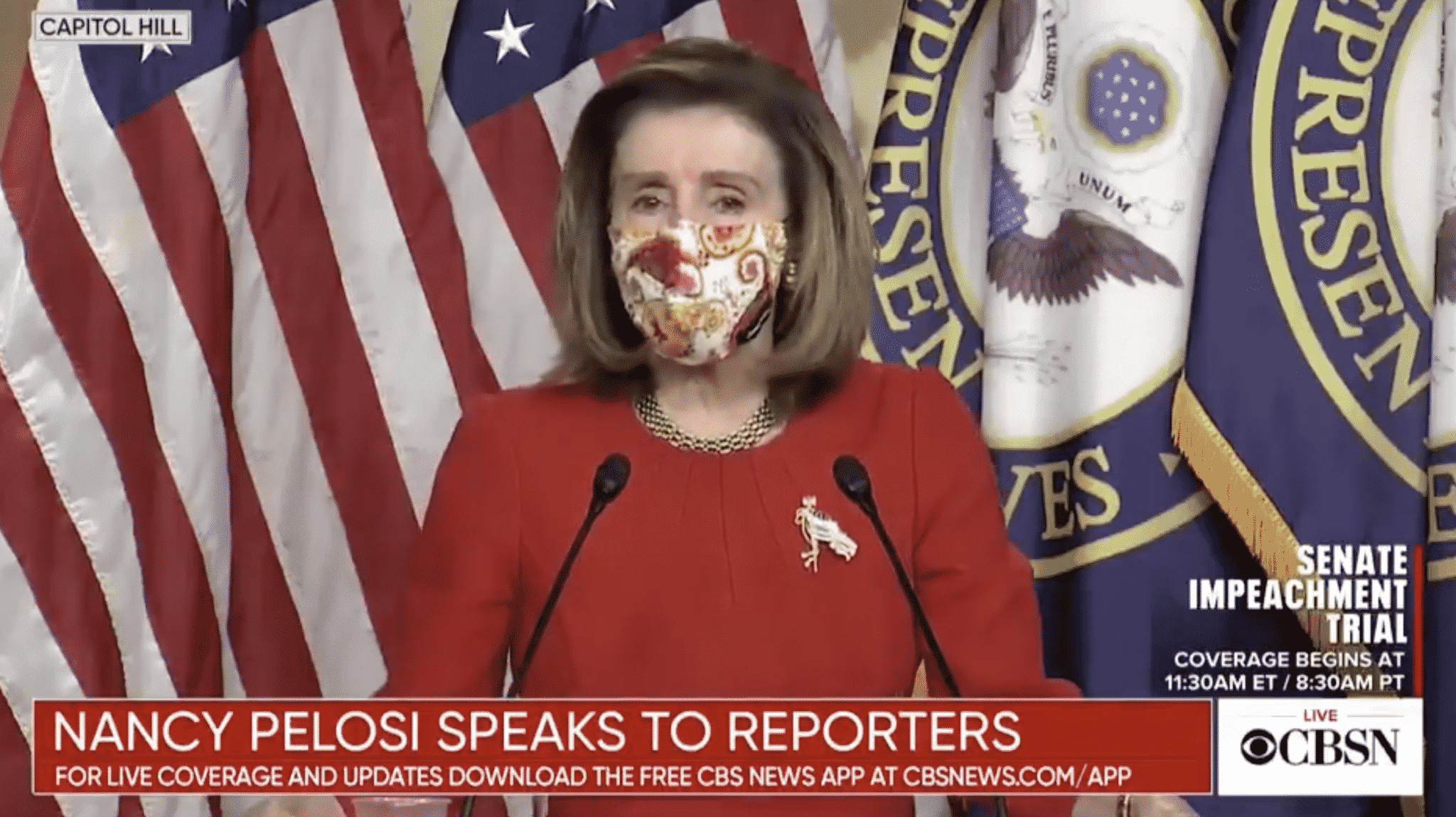 Pelosi To Introduce Legislation Recognizing Capitol Police Officers for Their Service During Riot