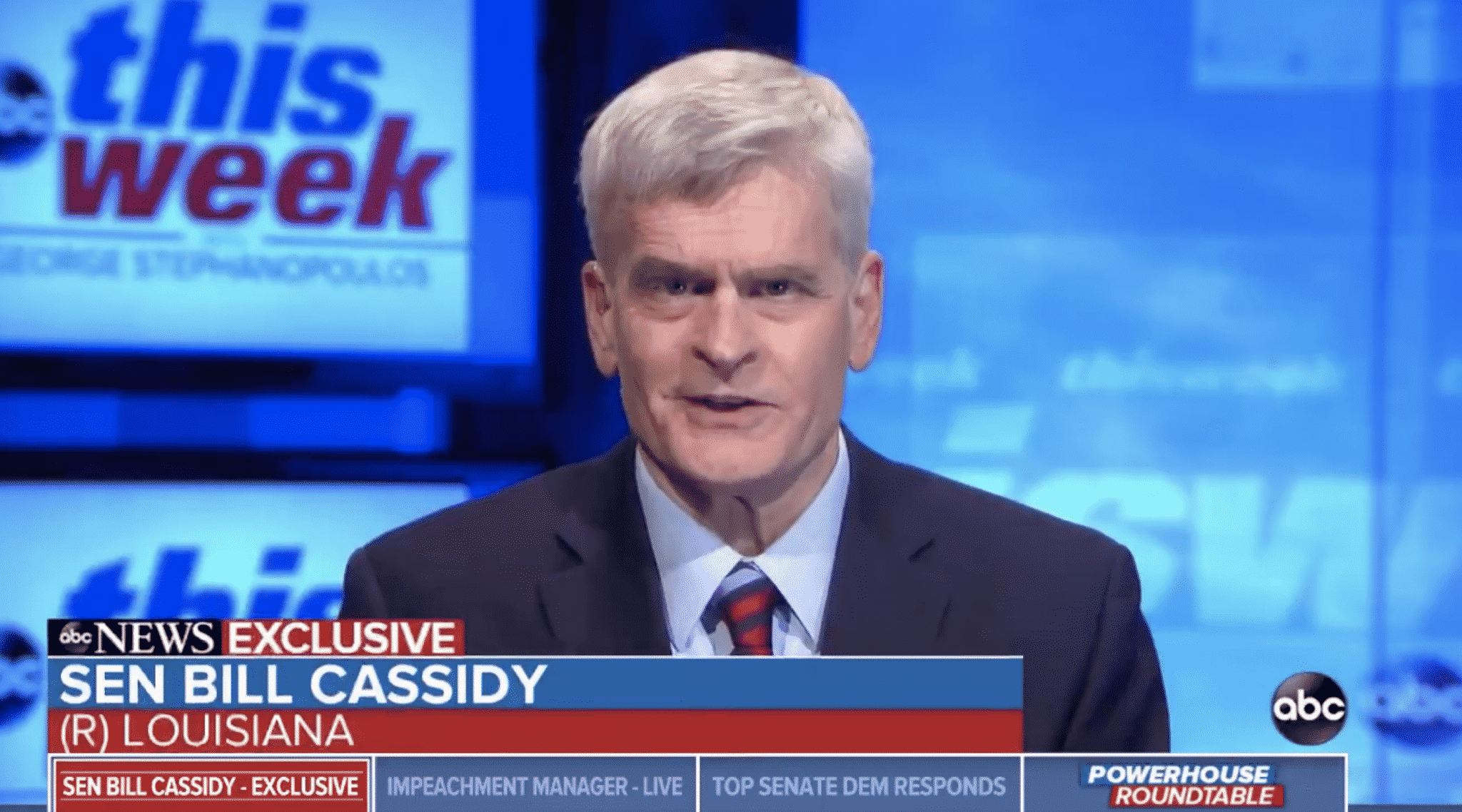 Sen. Bill Cassidy Insists Trump Wished āThat Lawmakers Be Intimidatedā