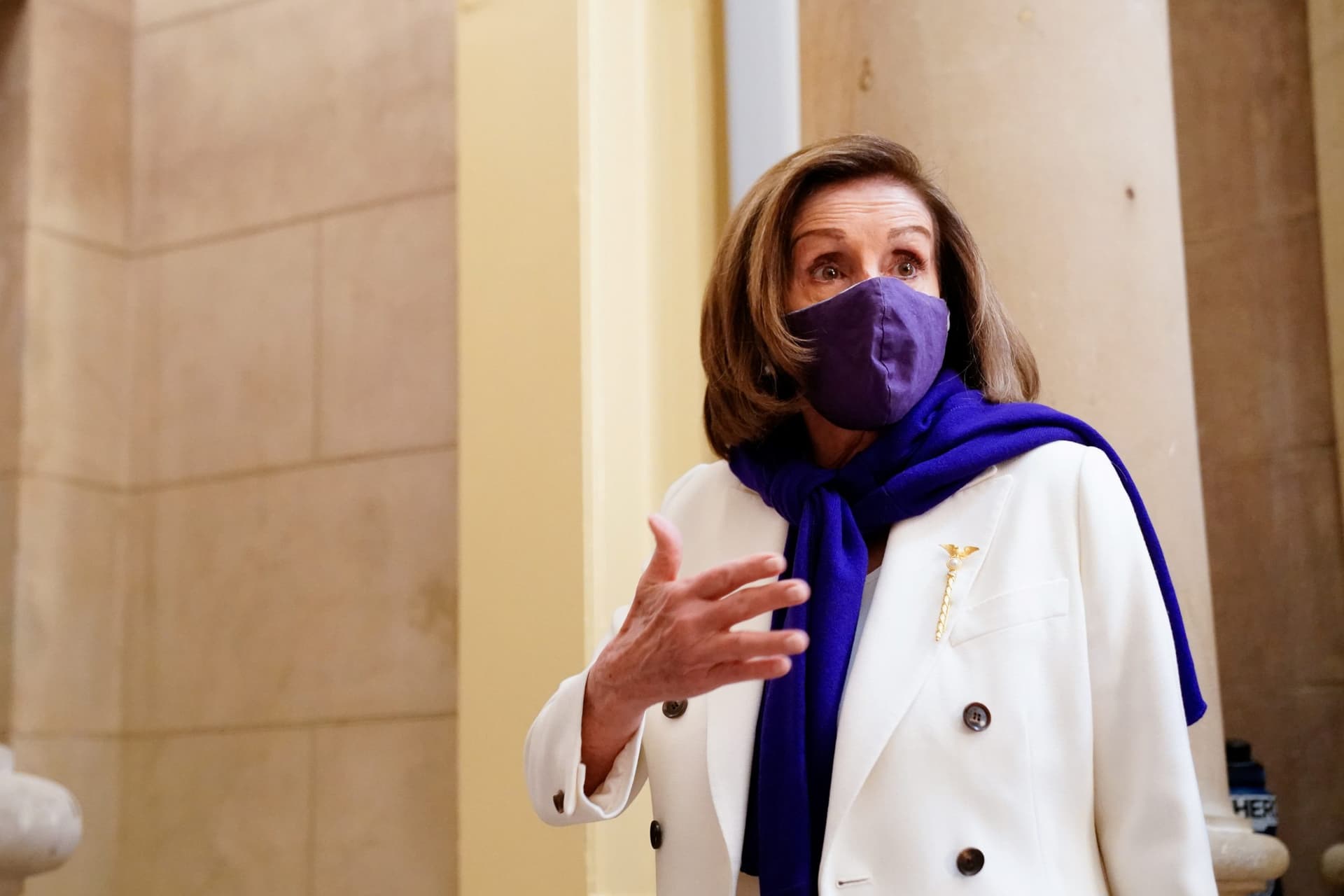 House Will Take Up Senate’s $1.9 Trillion Coronavirus Bill by Wednesday: Pelosi