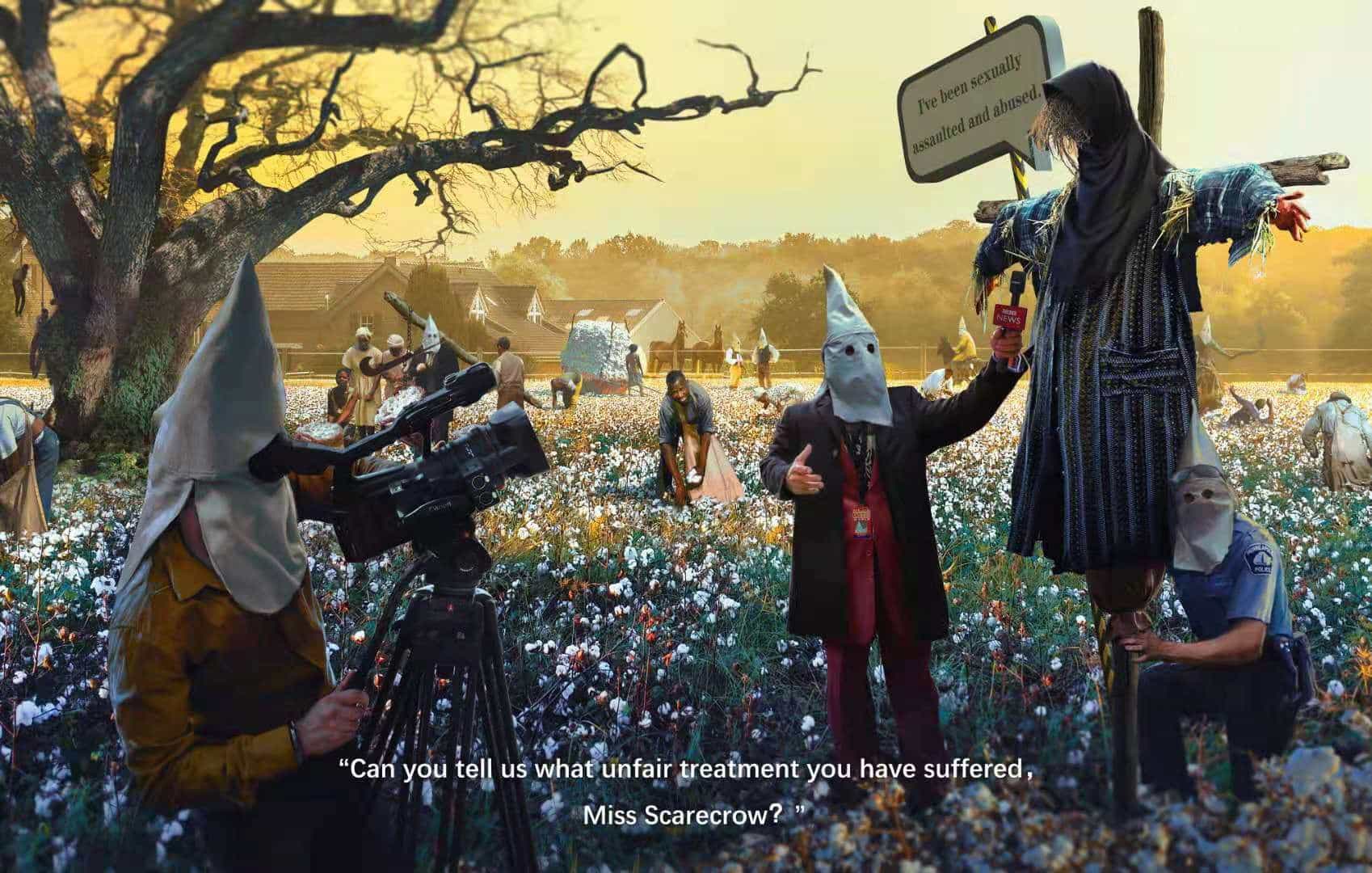 Chinese Digital Art Mocks Western Criticism of Labour Conditions in Xinjiang