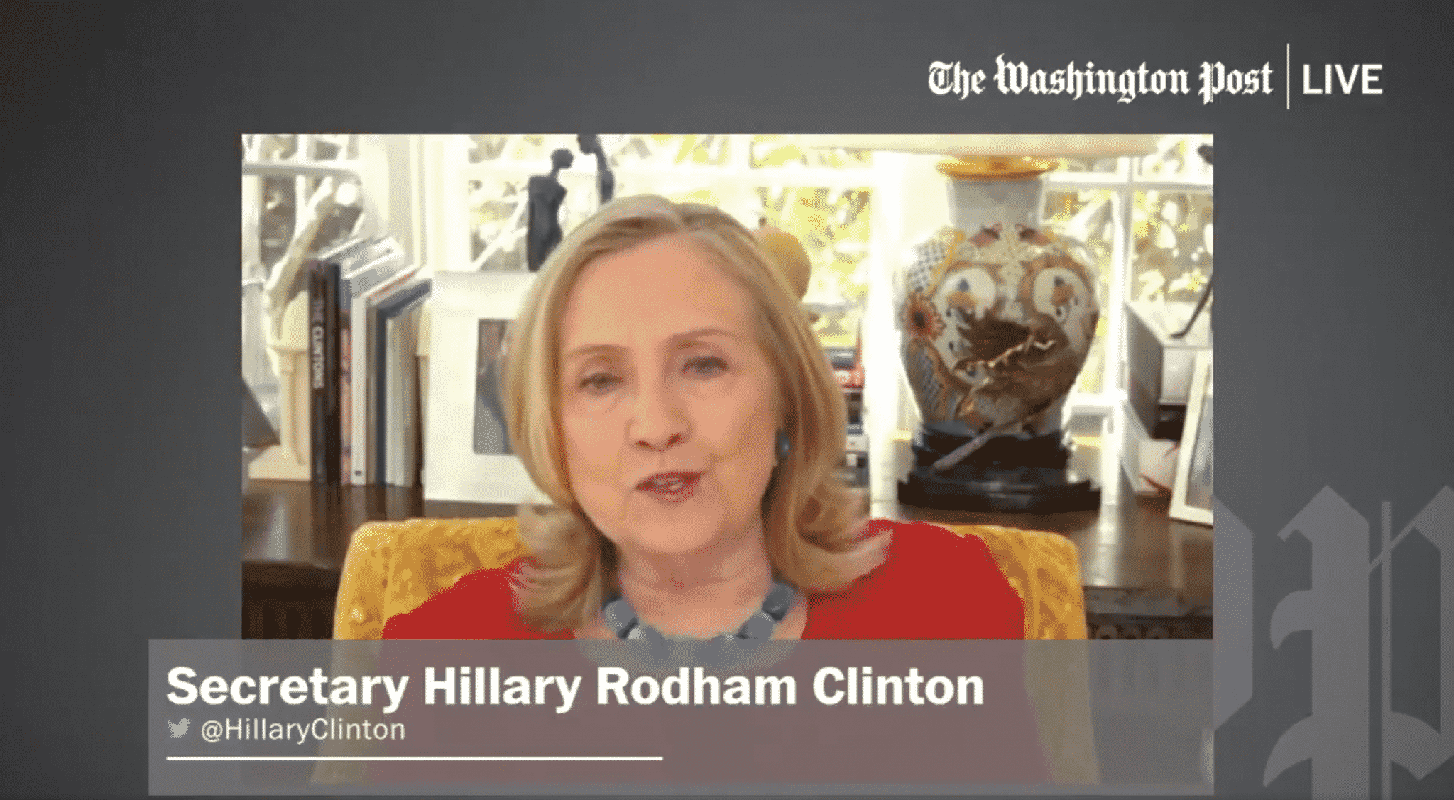 āIt Is Really Troublingā: Clinton Claims the GOP Has Become a āCultā That Pledges Allegiance To Trump