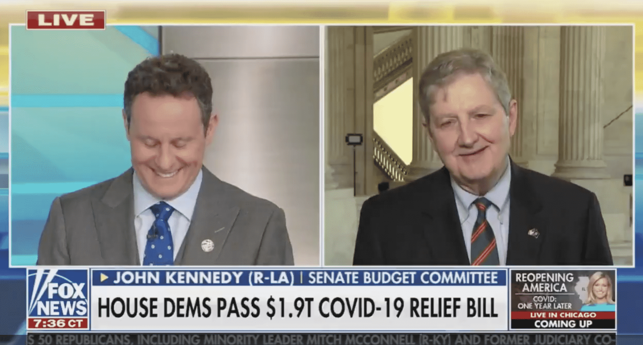 āLike Calling Harvey Weinstein a Feministā: Sen. John Kennedy Slams COVID Relief Bill