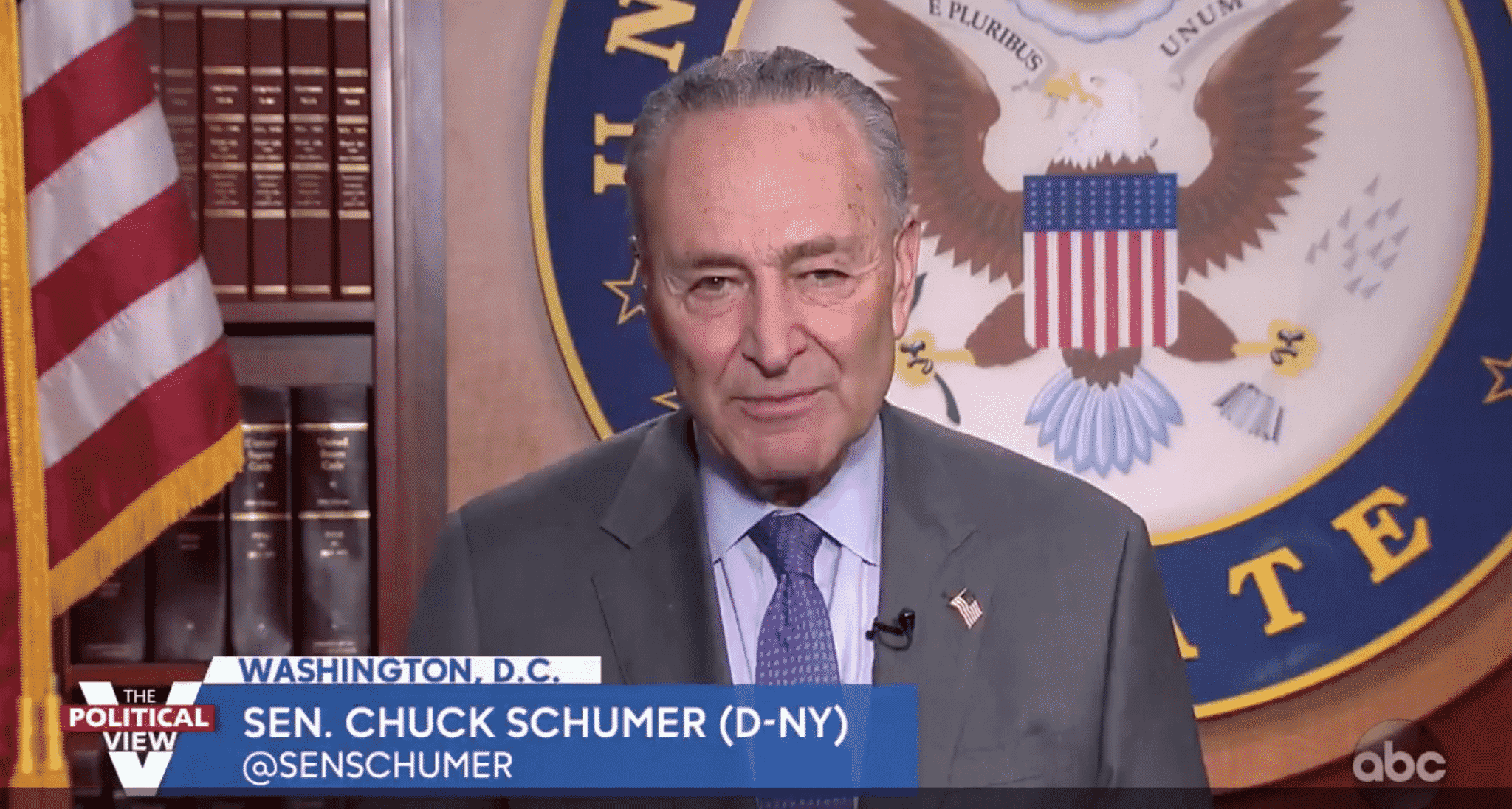Schumer: Biden âInherited a Huge Messâ on Immigration