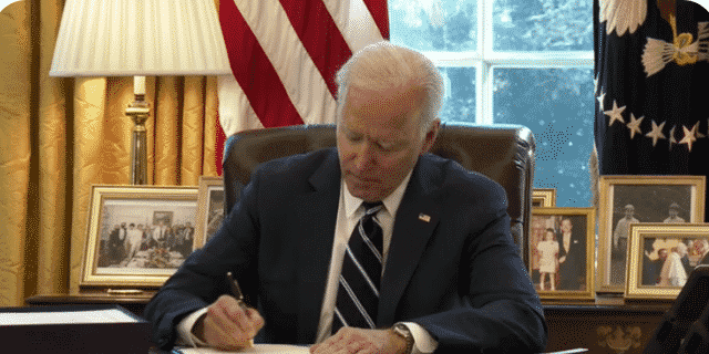 Biden Signs $1.9 Trillion COVID Relief Bill, His First Legislative Win