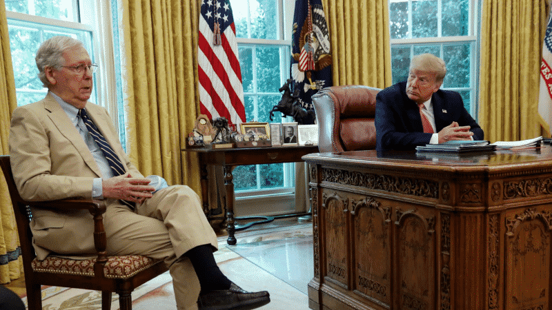 Trump: McConnell ‘Hanging by a Thread’ When It Comes To the Filibuster