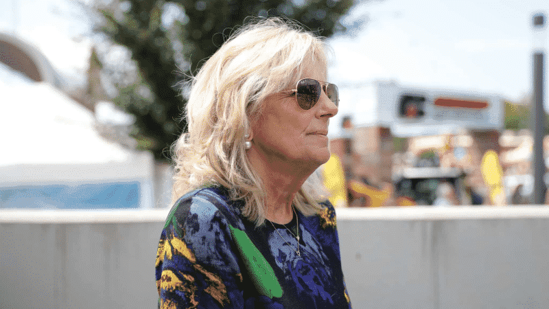 Jill Biden Disguises Herself for April Fool’s Prank on Media, Staff During Flight