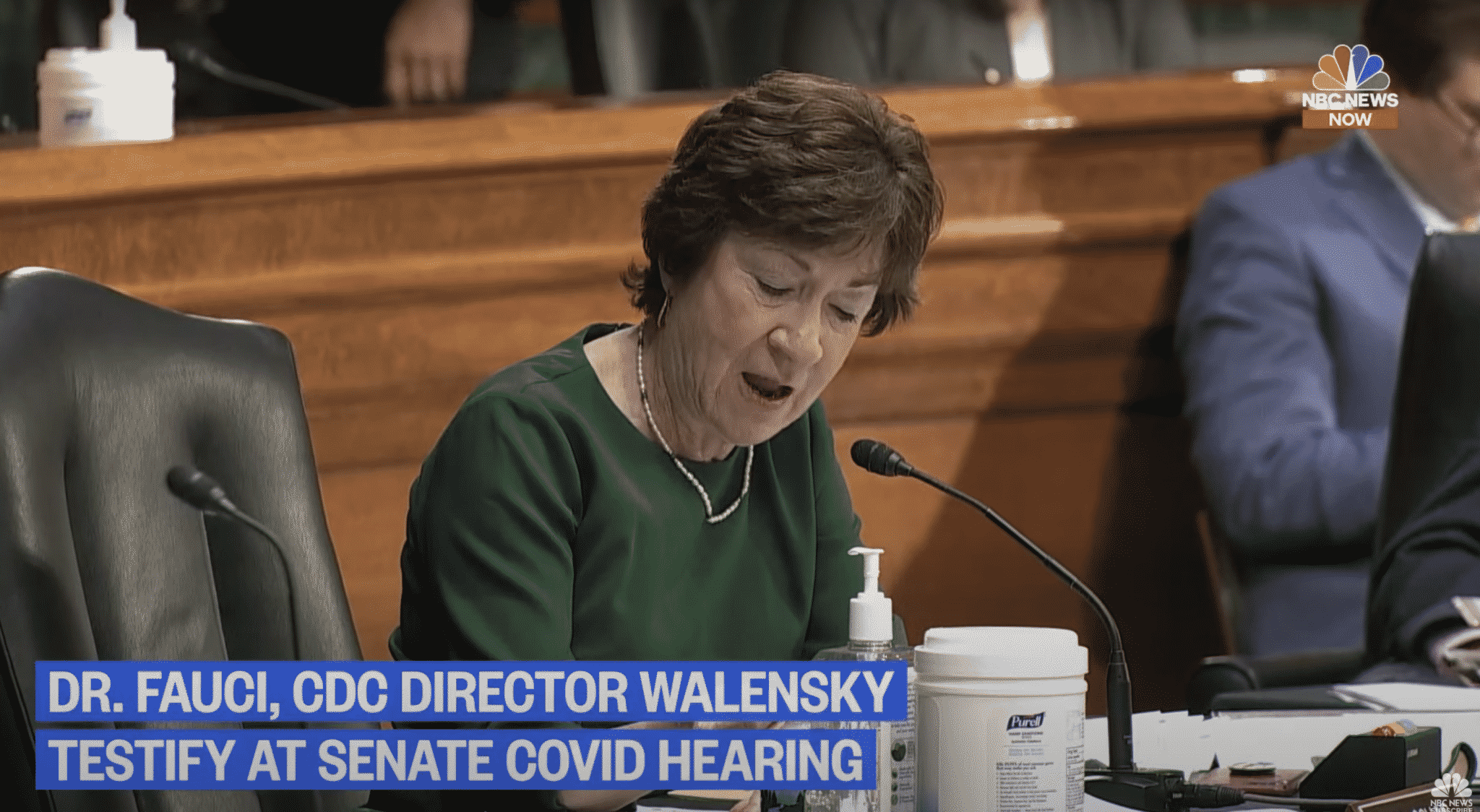 Susan Collins Presses CDC Director on Why It Is âExaggeratingâ Risk of Outdoor Transmission