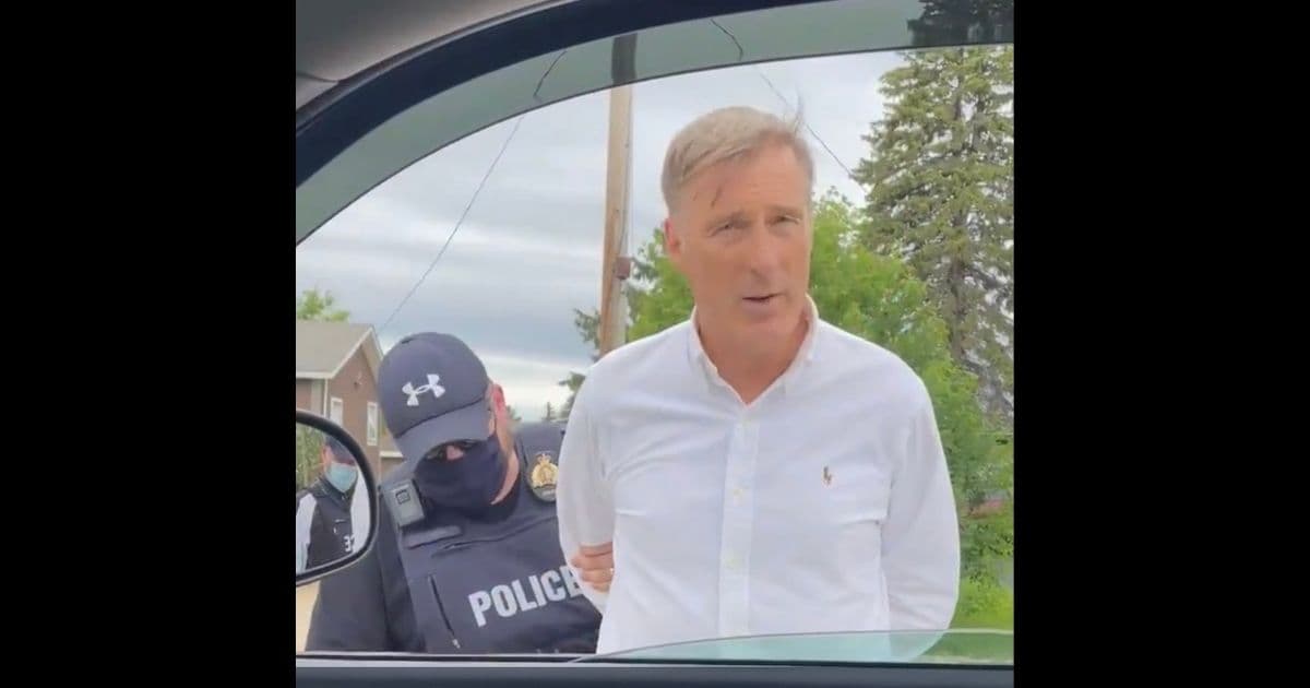 Canadian Opposition Politician Arrested Under COVID Ordinances While Trudeau Attends G-7 Conference