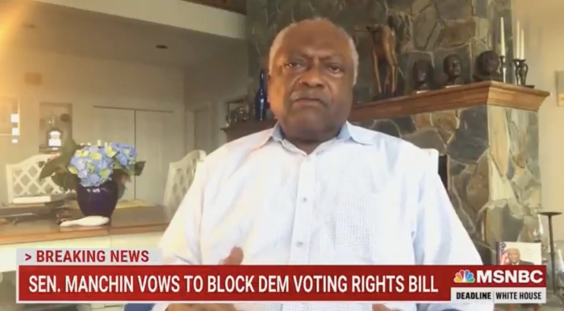 Clyburn Argues the US Will Become Roman Empire if Congress Does Not Pass Sweeping Voting Rights Bill